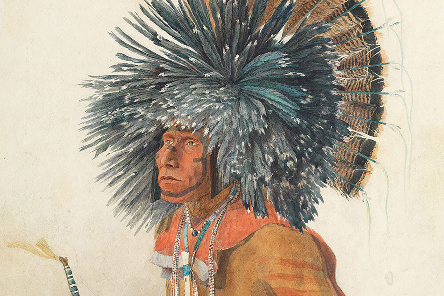 A portrait by Karl Bodmer